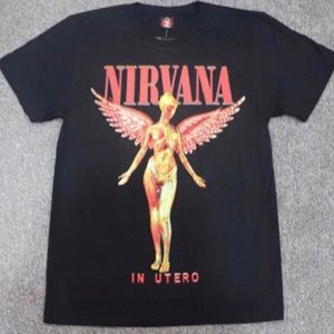 vintage Nirvana band tees